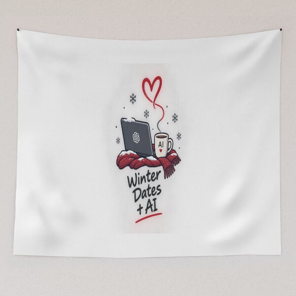 Item preview, Better Together AI Winter Romance – Cozy Snowy Date Night designed and sold by The Happiness Market .