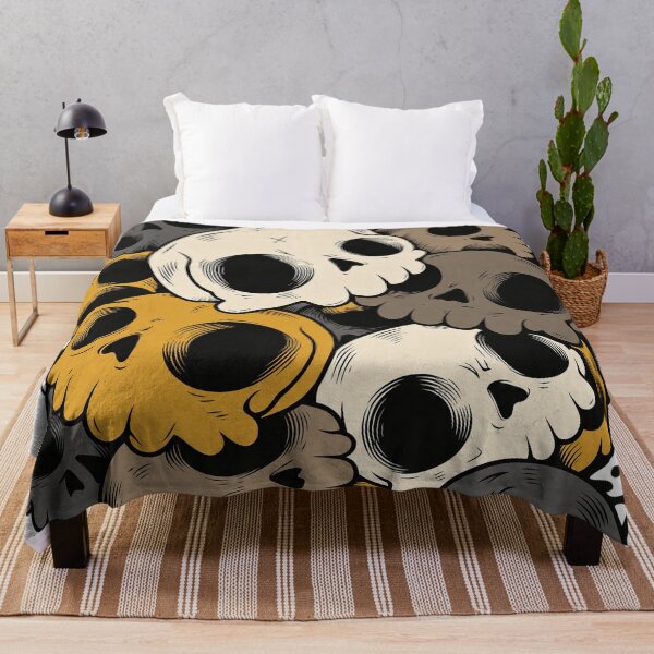 Item preview, Stacked Skull Cartoon Gothic Illustration designed and sold by Artistikastore.