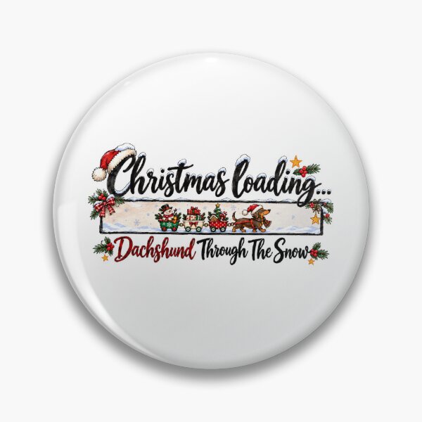 Item preview, Christmas Dachshund Pulling Three Festive Wagons designed and sold by MurillaJeremy.