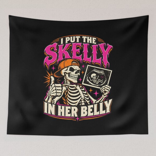 Item preview, I Put The Skelly In Her Belly Pregnancy Announcement designed and sold by SoyLamderma.