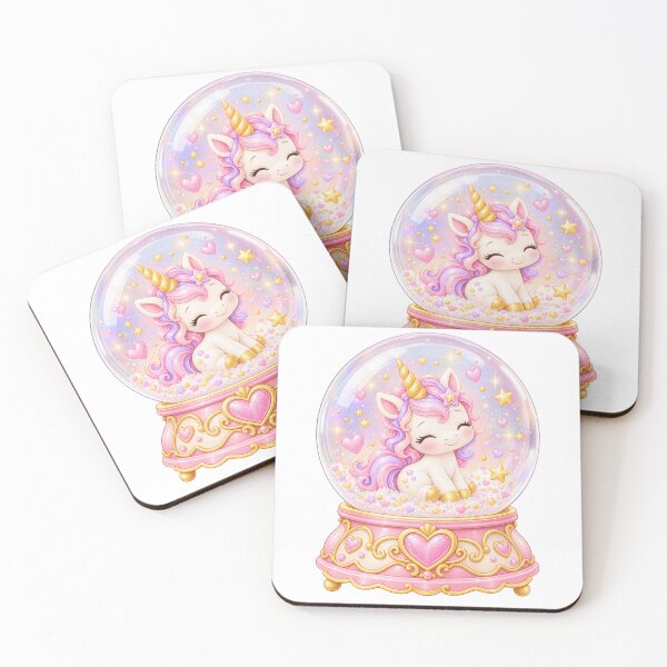 Item preview, Cute Unicorn Snow Globe designed and sold by Partoon-dp.