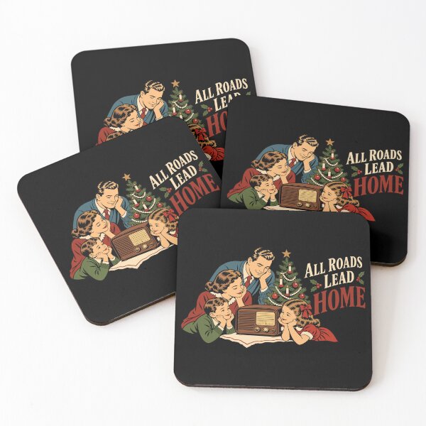 Item preview, All Roads Lead Home – Nostalgic Family Christmas designed and sold by docs the icon.