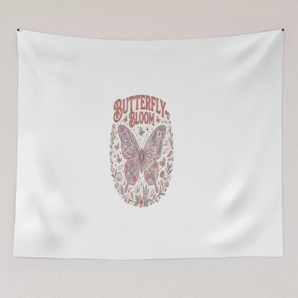 Item preview, Butterfly Bloom Vintage Floral Butterfly Cottagecore Art designed and sold by EssentialsWear.