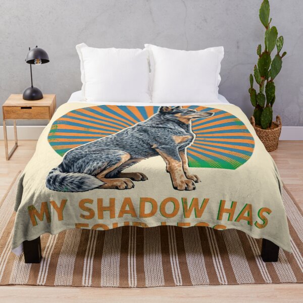 Item preview, My Shadow Has Four Legs Blue Heeler Art designed and sold by Yellowriversss.