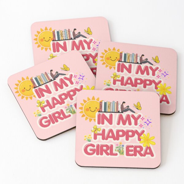 Item preview, In my happy girl era book lover doodle illustration designed and sold by DoneAndDusted.