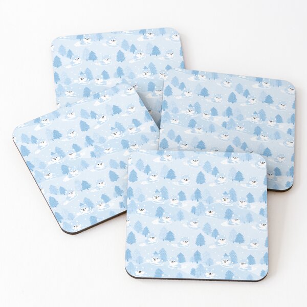 Item preview, Cute Shiba Inu Winter Snow Play Dogs designed and sold by NicolasGlowArt.