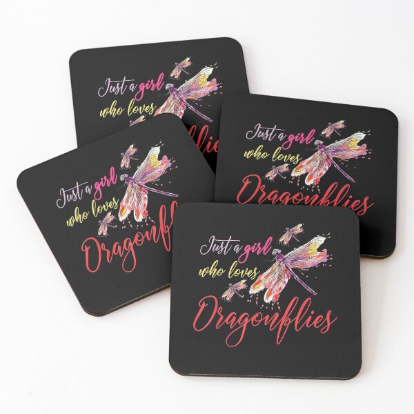 Item preview, Just A Girl Who Loves Dragonflies designed and sold by HeleneKarlsen.