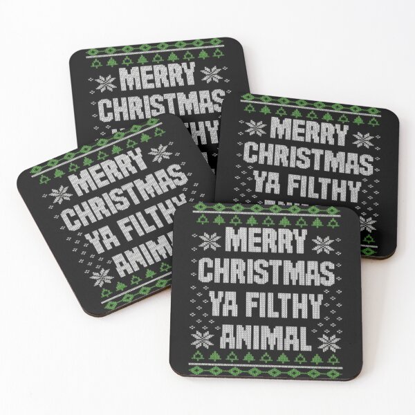 Item preview, Merry Christmas Ya Filthy Animal Holiday designed and sold by amit-nyb.