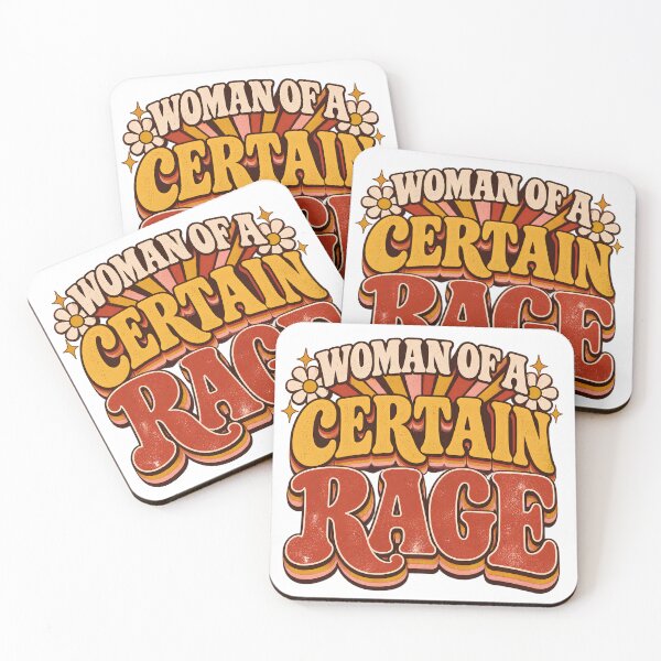 Item preview, Woman Of A Certain Rage - Retro Vintage Typography Funny Quote designed and sold by BumbleBloom7.