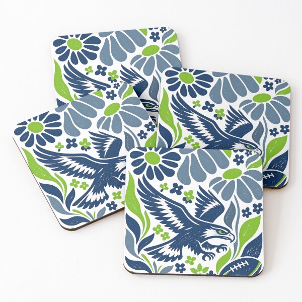 Item preview, Seattle Football -eagle floral sharp designed and sold by MantilPhonara.