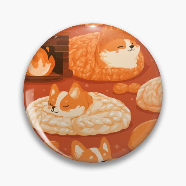 Item preview, Cute Corgi Winter Cozy Sleep Pattern Dog Lover designed and sold by NicolasGlowArt.
