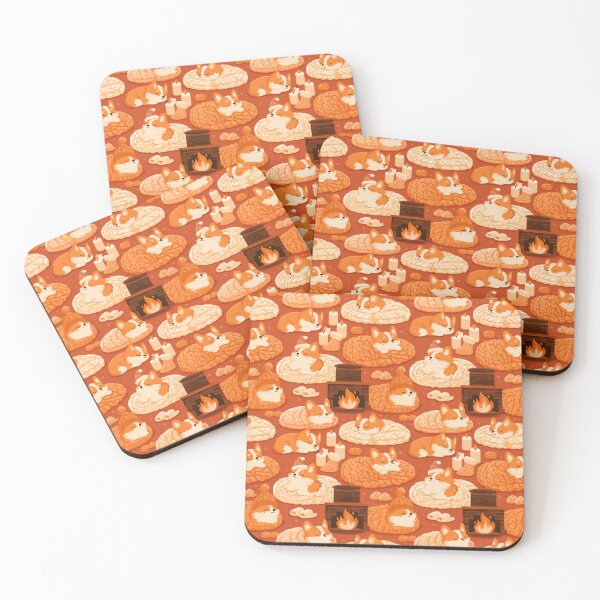 Item preview, Cute Corgi Winter Cozy Sleep Pattern Dog Lover designed and sold by NicolasGlowArt.