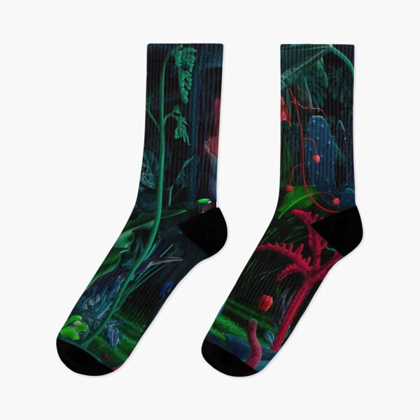 Item preview, ​Surreal Man in Suit with Blooming Flower Head in Dark Exotic Garden designed and sold by Vizerskaya.