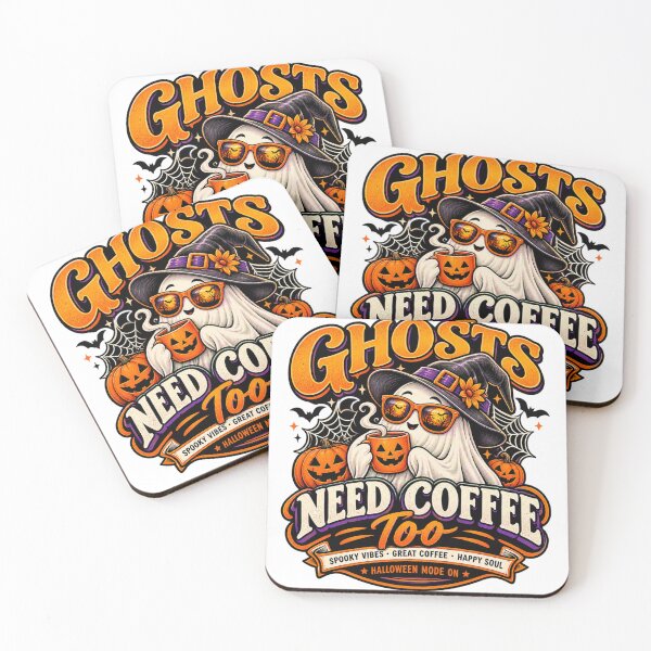 Item preview, ghosts need coffee too designed and sold by richiebenny.