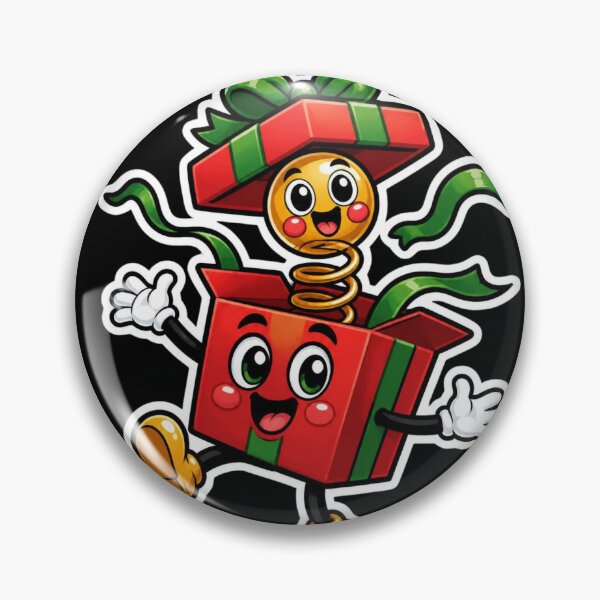Item preview, Gift Box Jack-in-the-Box | Christmas designed and sold by Zyvora-merch.