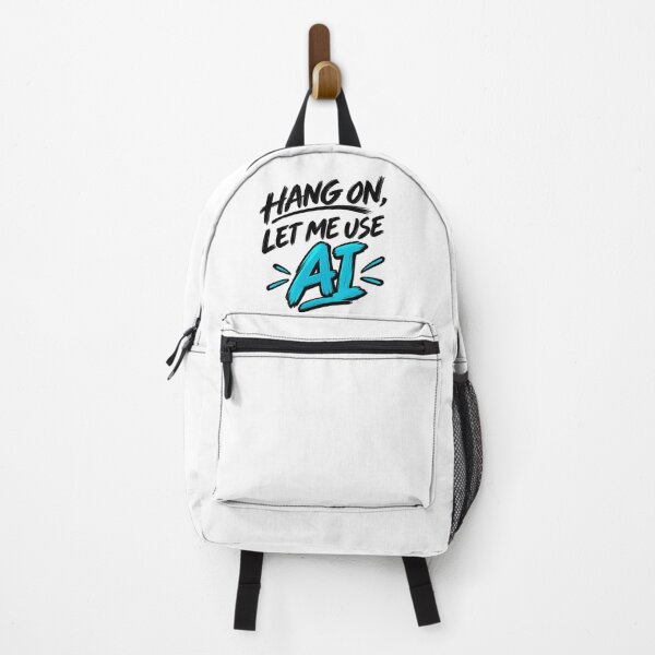 Item preview, Hung On Let Me Use AI Funny Artificial Intelligence Humor designed and sold by The Happiness Market .