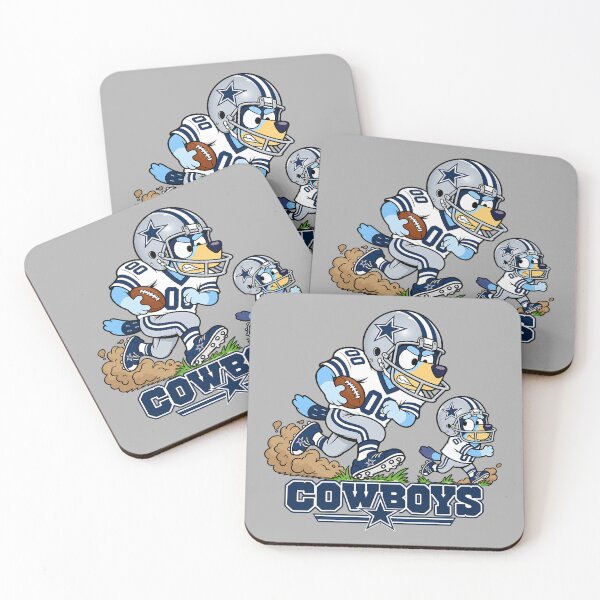 Item preview, Dallas Cowboys Team Funny Blueys and Dad Football Players designed and sold by Justice Geovanni.