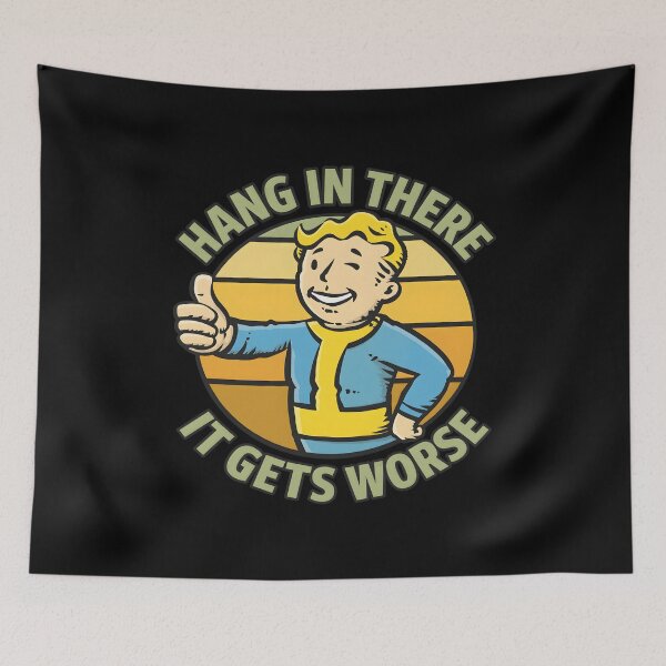 Item preview, Vaultss Boyss Thumbs Ups Hangs Ins Theres Its Getss Worses designed and sold by LeonaTeeArt.