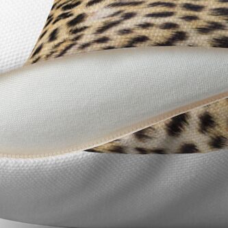 Alternate view of Leopard print Throw Pillow