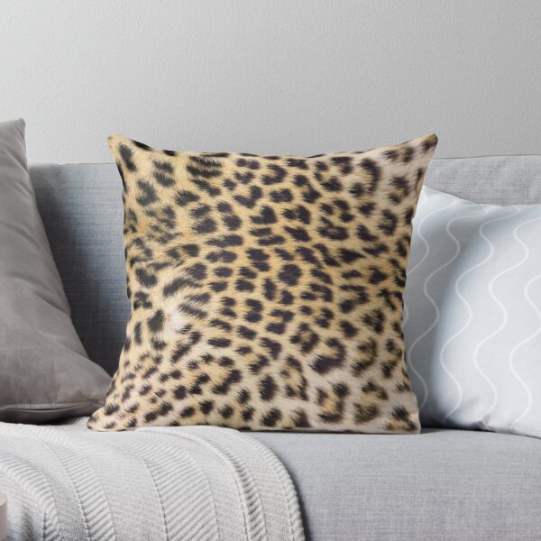 Leopard print Throw Pillow