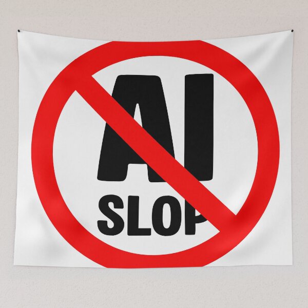 Item preview, No AI Slop designed and sold by ruchir.online.