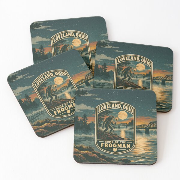 Item preview, Vintage Loveland Frogman Cryptid - Retro Ohio Legend designed and sold by ElNiro.