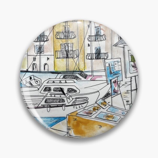 Item preview, The Port of Saint-Tropez designed and sold by ClaudiaSafta.