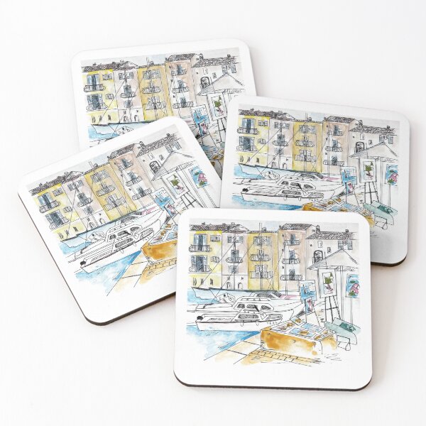 Item preview, The Port of Saint-Tropez designed and sold by ClaudiaSafta.