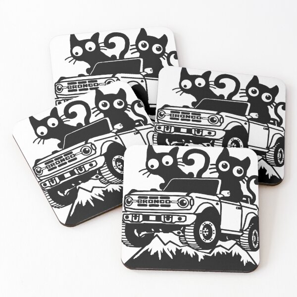 Item preview, Bronco cats designed and sold by Ennji-Dream.