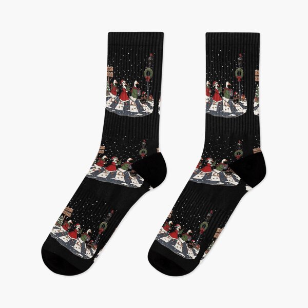 Item preview, Cruce de Abbey Road con gansos navideños designed and sold by dudelinart.