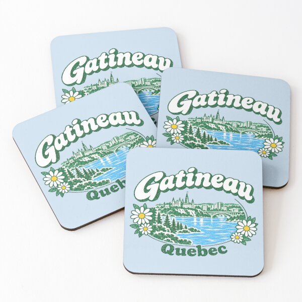 Item preview, Gatineau Cute Retro City  designed and sold by HowToCanadian.