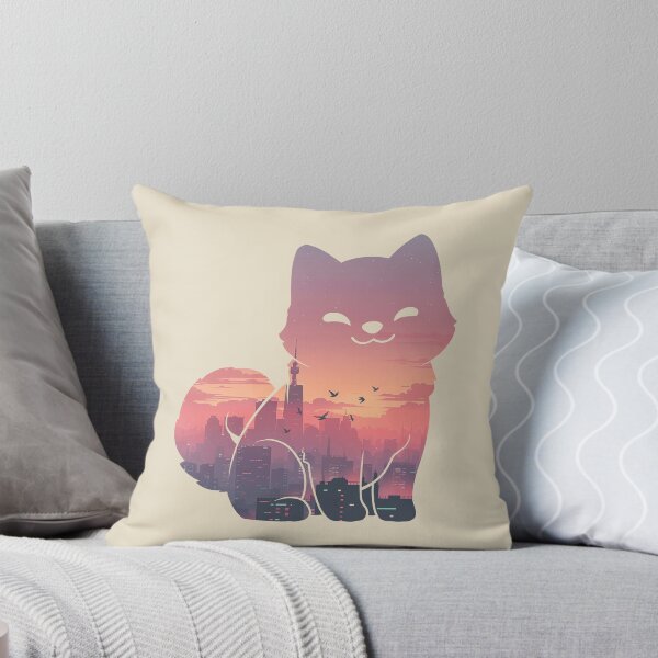 Item preview, Fluffy Dog Evening Sunset designed and sold by mustbewhy.
