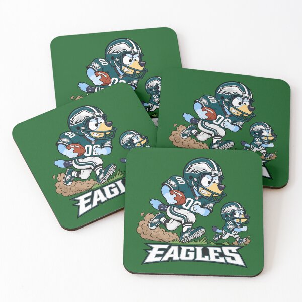 Item preview, Philadelphia Eagles Team Funny Blueys and Dad Football Players designed and sold by Justice Geovanni.