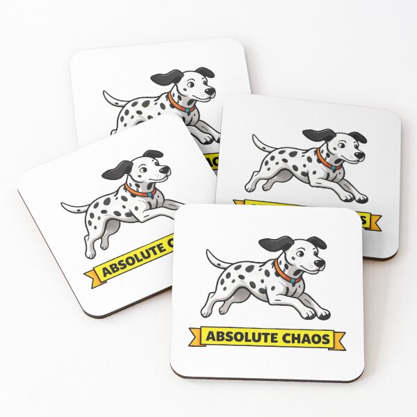 Item preview, Absolute Chaos - Fast Running Dalmatian Neon Aesthetic designed and sold by Arc2020.