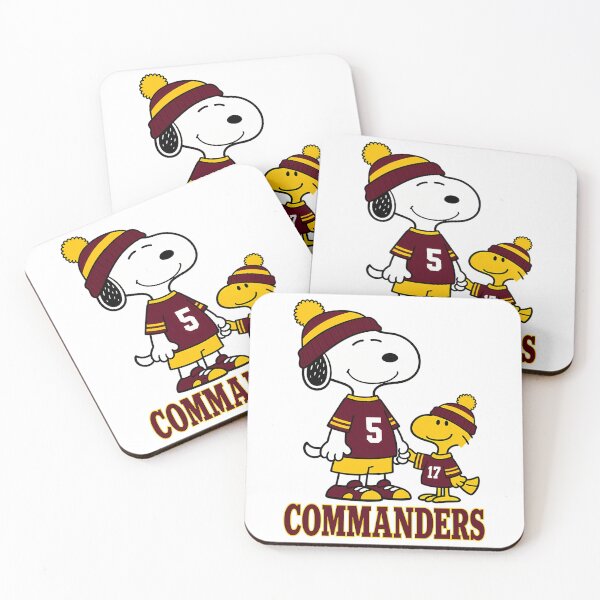 Item preview,  Snoopy  Woodstock Washington Commanders Football Retro F202 designed and sold by JaydaDickens.