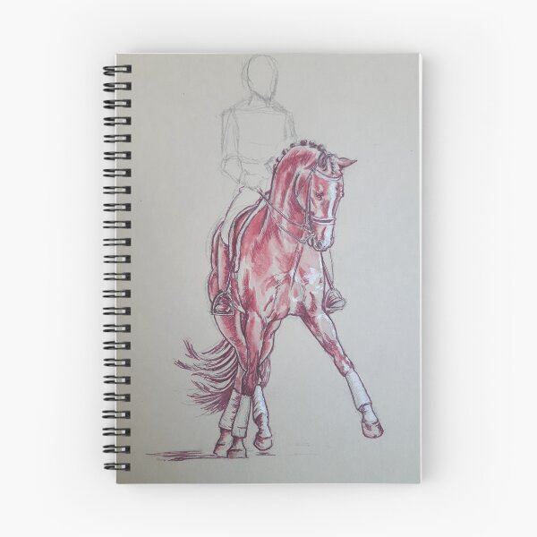 Item preview, Dressage, half-pass designed and sold by capbreaksteel.