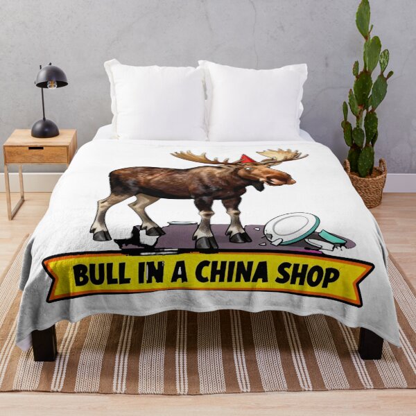Item preview, Bull In A China Shop - Funny ADHD Chaos Moose Meme designed and sold by Arc2020.