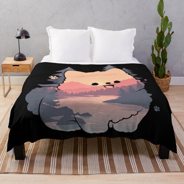 Item preview, Pomeranian Dog Forest River designed and sold by mustbewhy.