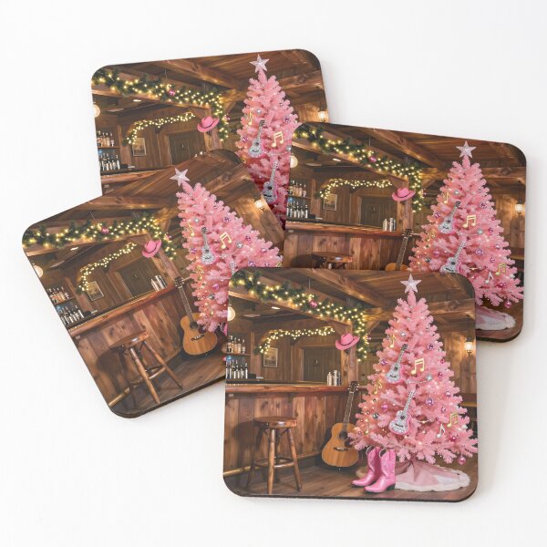 Item preview, Pink Rhinestone Country Bar Christmas Tree designed and sold by Sybille-Yates.