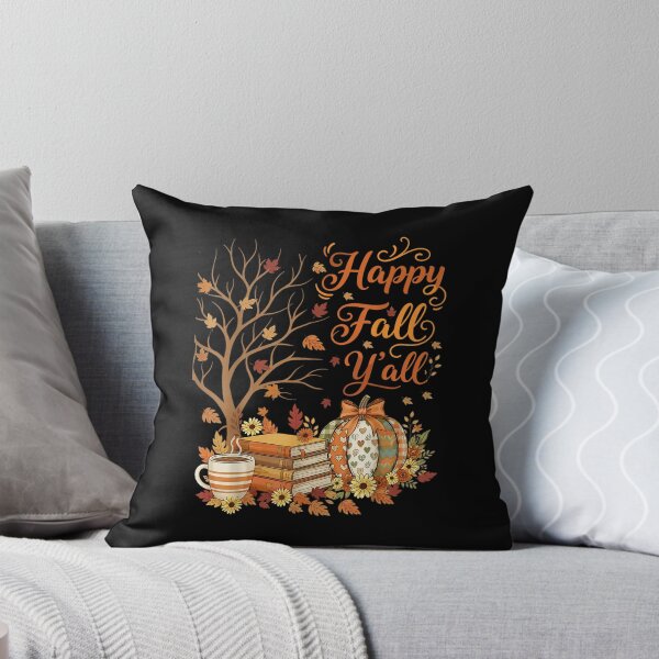 Item preview, Happy Fall Y'all Floral Pumpkin Autumn Coffee designed and sold by EllaCraftCreaT.