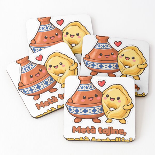 Item preview, Half Tajine Half Tortellini – Funny Moroccan Italian Food Lover Gift designed and sold by marwanerrady.