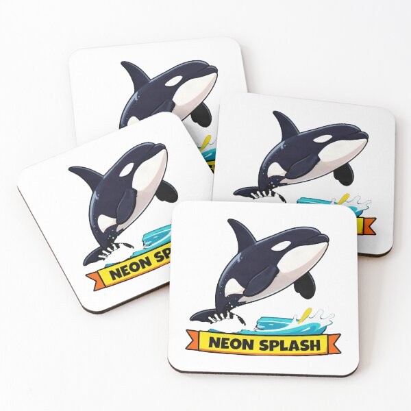 Item preview, Neon Splash - Vibrant Ocean Orca Aesthetic designed and sold by Arc2020.