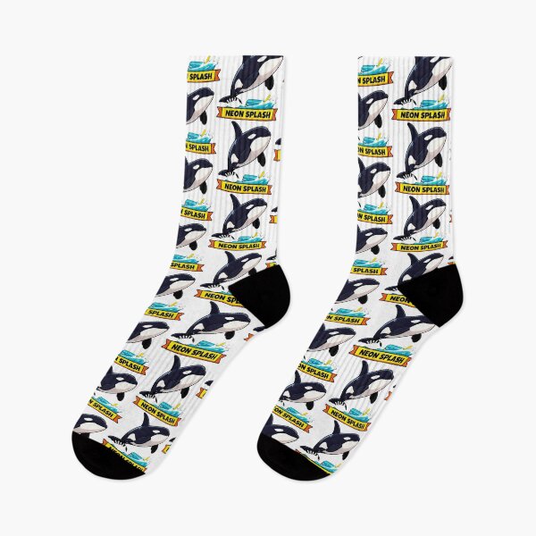 Item preview, Neon Splash - Vibrant Ocean Orca Aesthetic designed and sold by Arc2020.