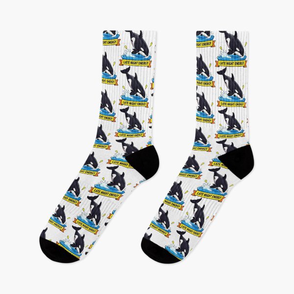 Item preview, Late Night Energy - Funny ADHD Chaos Orca Meme designed and sold by Arc2020.