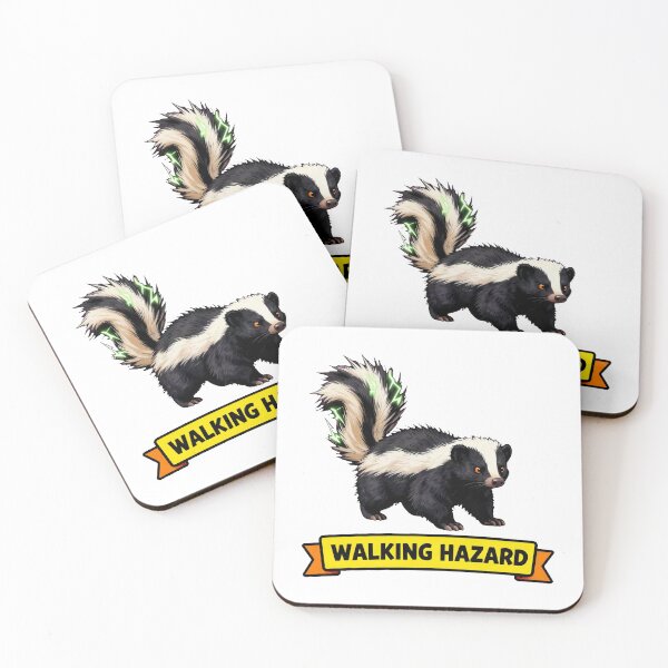 Item preview, Walking Hazard - Neon Chaotic Skunk Aesthetic designed and sold by Arc2020.