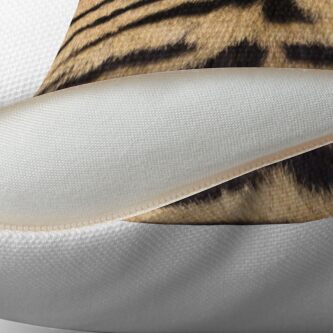 Alternate view of Tiger print Throw Pillow