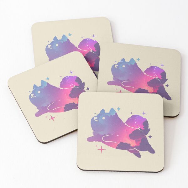 Item preview, Running Cute Dog Galaxy Stars Sunset designed and sold by mustbewhy.