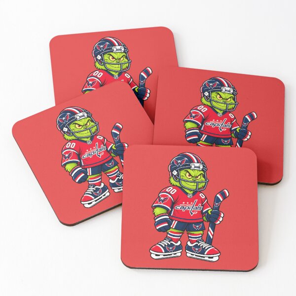 Item preview, Washington Capitals Team Funny Grinch Ice Hockey Player designed and sold by Noelle Gordon.