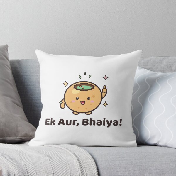 Item preview, Cute Kawaii Pani Puri - Ek Aur Bhaiya Desi Sticker designed and sold by Chai & Chaos.