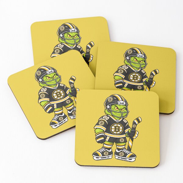 Item preview, Boston Bruins Team Funny Grinch Ice Hockey Player designed and sold by Noelle Gordon.